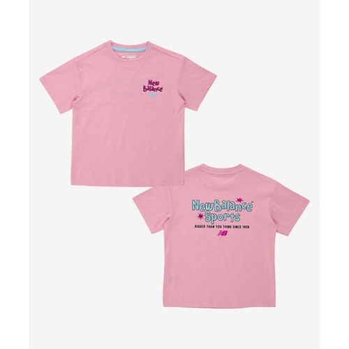 뉴발란스 STELLAR PLAY GROUND_아동 로고 반팔티 NK9EG2501U25