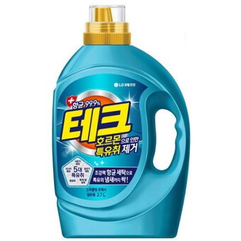 <b>테크</b> 호르몬 특유취 제거 액체세제 일반용 2.7L