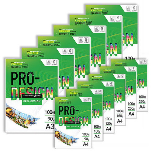 칼라레이저전용지 ProDesign 90g A3 100매