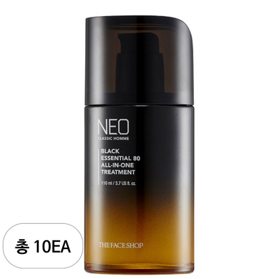 더페이스샵 네오 클래식 옴므 블랙 에센셜 80 올인원 트리트먼트 110ml (10개)_이미지