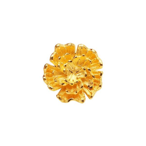 아시아골드 카네이션 볼륨 순금 뱃지 1.5g (1개)_이미지