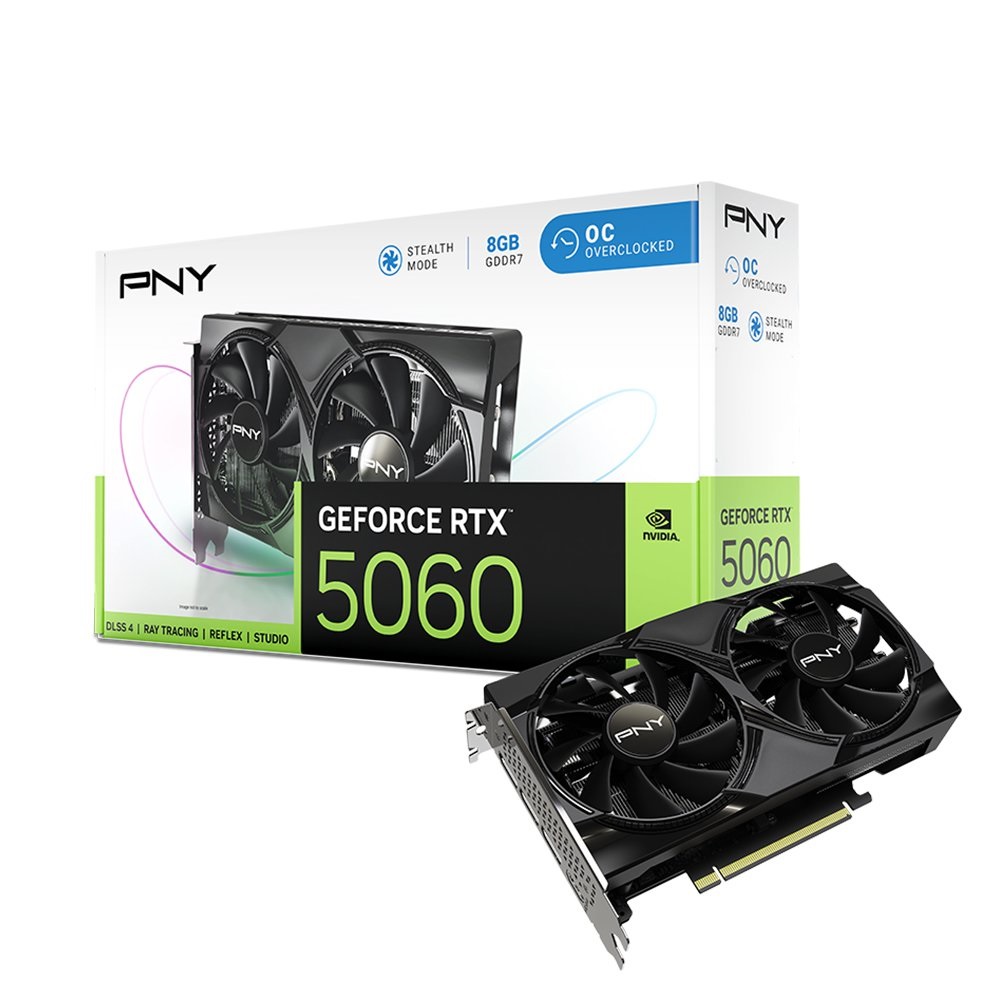 PNY 지포스 RTX 5060 OC D7 8GB Dual Fan 한성컴퓨터_이미지