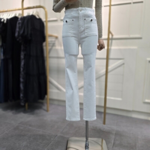 아이올리 에고이스트 포켓 패치 허리밴딩 기모 슬림 스키니 데님팬츠 EQ4DP060IV 630683_EQ4DP060IV