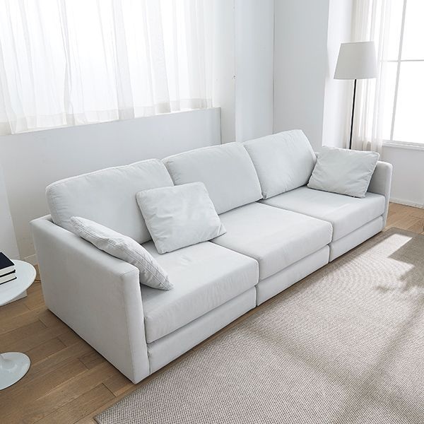 앤 접이식 아쿠아 패브릭 소파베드 4인용