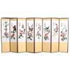 박씨상방 화조도 자수 8폭 병풍_이미지