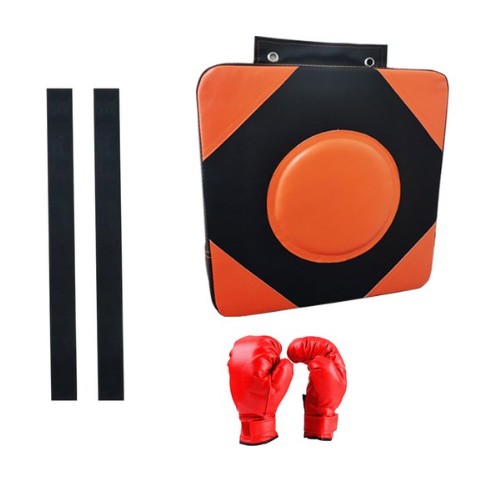 순잠 가정용 벽걸이 복싱 타겟 샌드백 + 2줄 백테이프 벨크로 + 글러브 세트