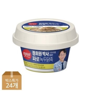 CJ제일제당 햇반 라이스플랜 파로녹두닭죽 265g (24개)