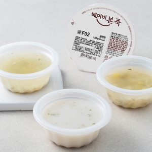 베이비본죽 유아식 국세트 야채계란국 150g + 닭곰탕 150g + 설렁탕 150g + 감자애호박된장국 150g 1세트_이미지