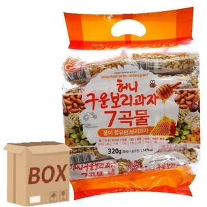 [불명] 엔제이 허니보리구운과자 7곡물 1box 320g x 10개