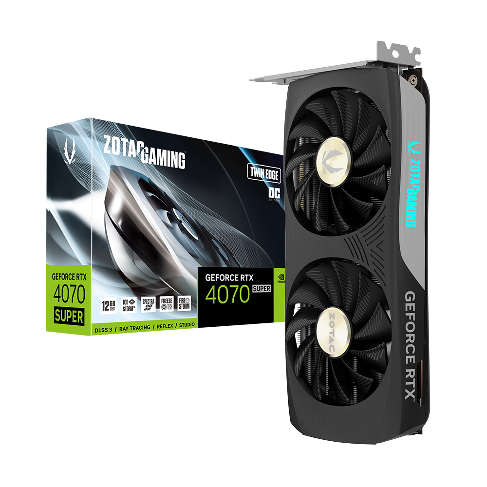 ZOTAC GAMING 지포스 RTX 4070 SUPER TWIN Edge OC D6X 12GB_이미지