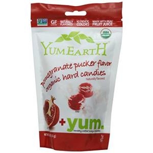 야미얼스 YUMEARTH  사탕 캔디 Yumearth Candy Hard Pomegranate Organic 3.3 Ounce_이미지