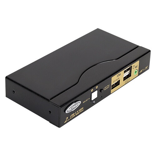 강원전자 NETmate NM-CKD01 2:1 HDMI 2.0 KVM 스위치