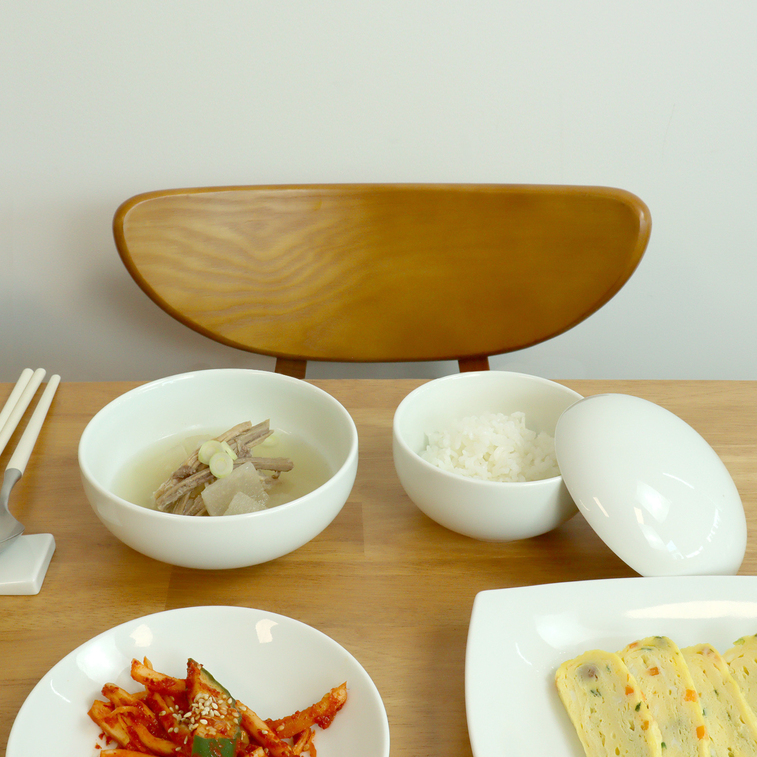 광주요 백자 수라인 1인 3P_이미지