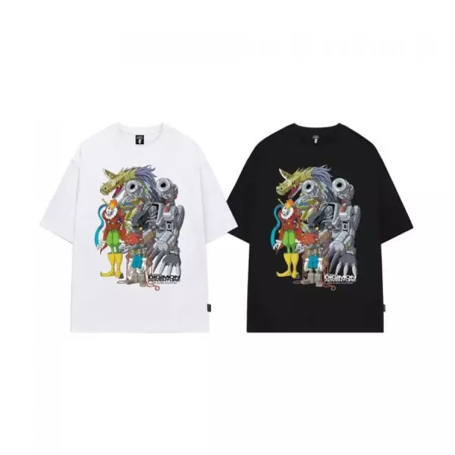 오드스튜디오 ODDSTUDIO 디지몬 어드벤처 The Dark Masters Overfit T-shirt 2COLOR OO6AURT123 485751