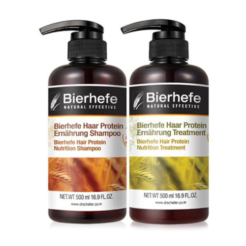 비어헤페 맥주효모 헤어 단백질 뉴트리션 샴푸+트리트먼트 2종 세트