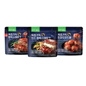 육즙가득 함박스테이크 150g 3개 + 육즙가득 치즈 함박스테이크 150g 3개