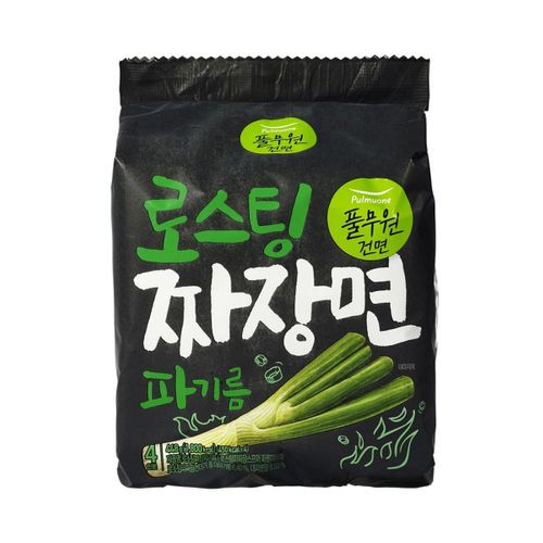 풀무원 로스팅 짜장면 파기름 라면 112g (32개)_이미지