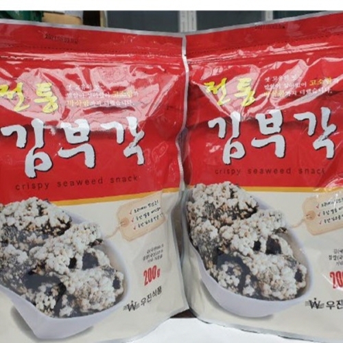 전통 김부각 200g 2봉 바삭바삭 고소한 김부각 2개