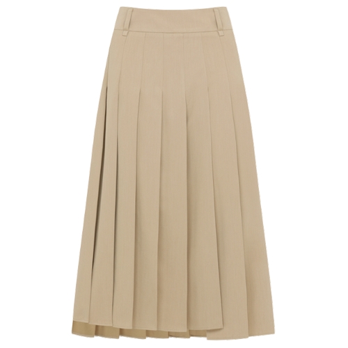 린컴퍼니 라인(LINE) 솔리드 미디 플리츠 스커트 NGSKNI9900