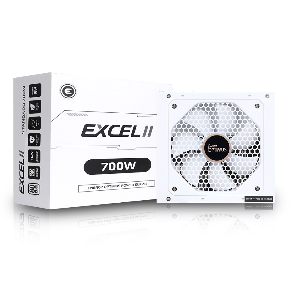 에너지옵티머스 EXCEL II <b>700W</b> 80PLUS스탠다드 230V EU 화이트