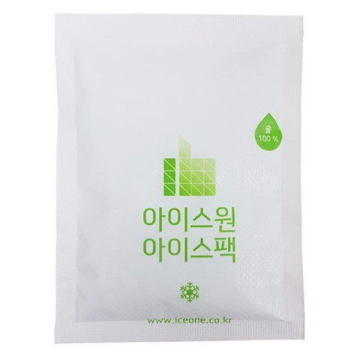 에이스코리아 아이스원 엄지 물 100% 부직포 완제품 아이스팩 10x13cm