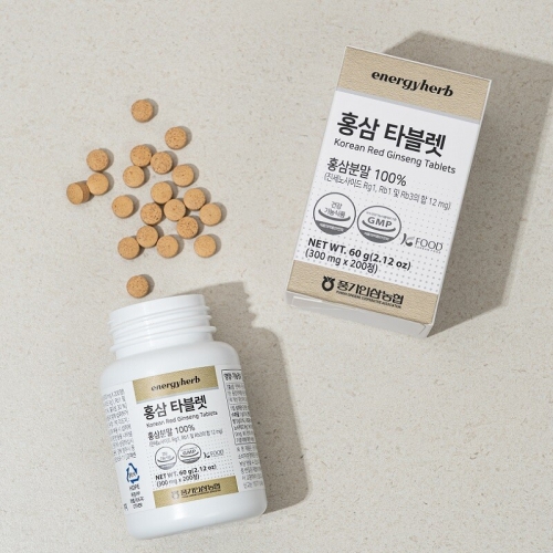 풍기인삼농협 에너지허브 홍삼 타블렛 200정_이미지