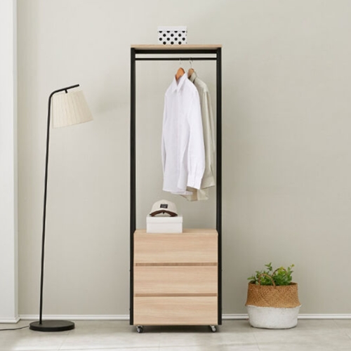히트디자인 그로미 3단 서랍행거 (60cm)_이미지