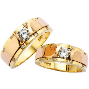 러블리주얼리 CL30126 메리어니스 Yellow Pink Gold 14K커플링 평생AS 이니셜공짜 배송요청사항에기재해주세요