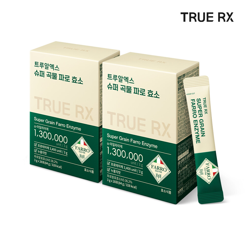 트루알엑스 슈퍼곡물 파로 효소 28포 (2개)_이미지