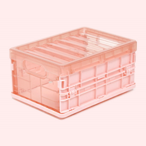 블록 폴딩 박스 핑크 S