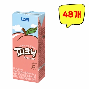 매일유업 피크닉 천도복숭아 240ml (48개)