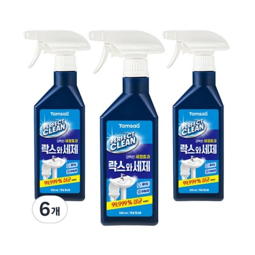 탐사 락스와 세제 500ml (6개)_이미지