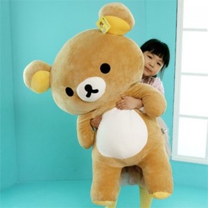 리락쿠마 인형 브라운 자이언트-100cm / 대형곰인형 5750423_이미지