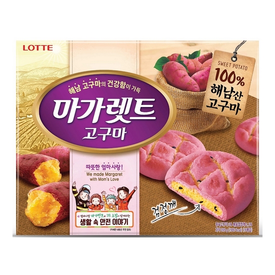 롯데웰푸드 마가렛트 고구마 18개입 396g (1개)