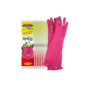 마미손 고무장갑 분홍 (특대) (10켤레)_이미지