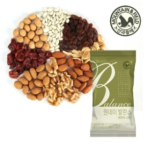 산과들에 한줌견과 원데이 발란스 그린 20g (20개)