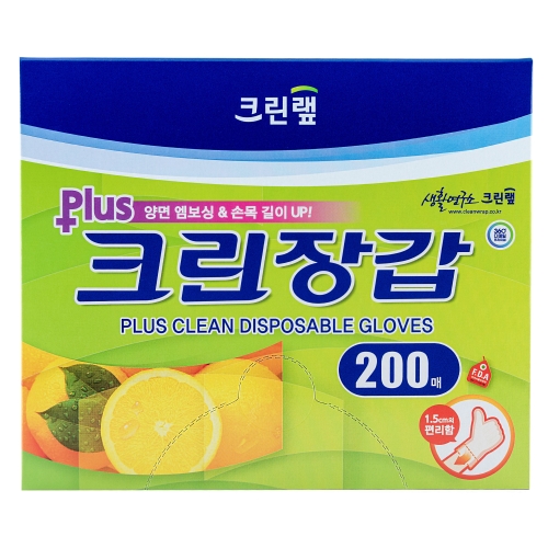 크린랲 플러스 크린장갑 200매 (1개(200매))_이미지
