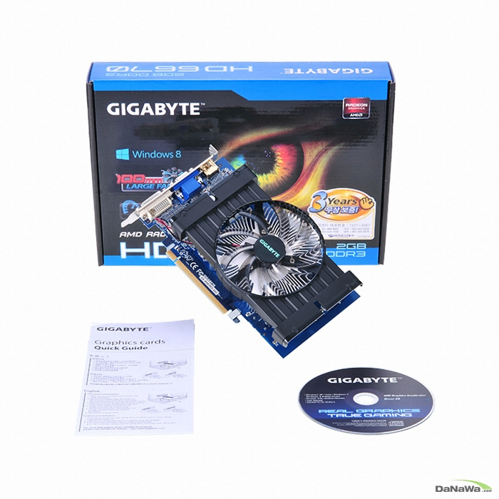 GIGABYTE �󵥿� HD 6670 UD2 D3 2GB WING-100