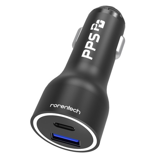 로랜텍  63W 면발광 PPS 듀얼 시거잭 차량용 초고속 충전기