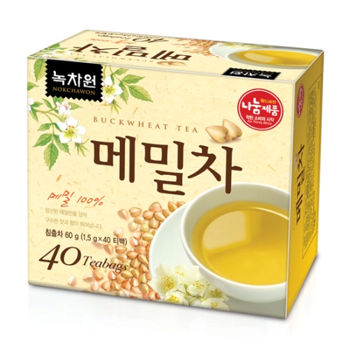 녹차원 메밀차 40티백이미지입니다. 누르면 해당 게시물로 새창이동합니다.