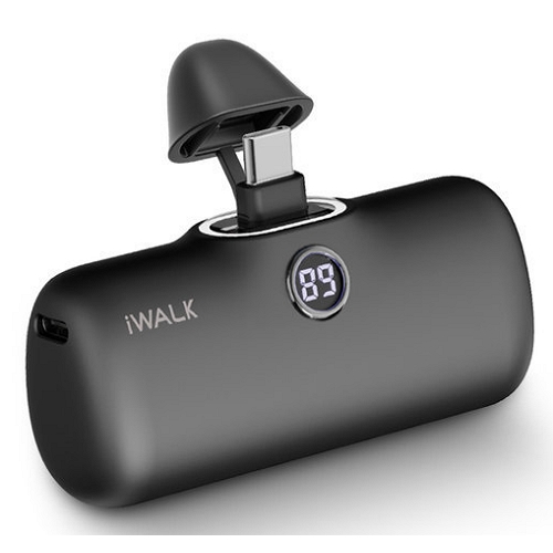 U2O iWALK USB타입C PD 미니 도킹형 보조배터리 DBL5000PC 4800mAh_이미지