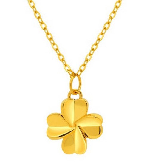 한국금다이아몬드 금 할로우 네잎 클로버 하트 목걸이 1.23g이미지입니다. 누르면 해당 게시물로 새창이동합니다.