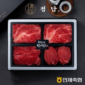 인제축협 SSG정담 한우 구이선물세트 2호 1등급 1.6kg (1개)_이미지
