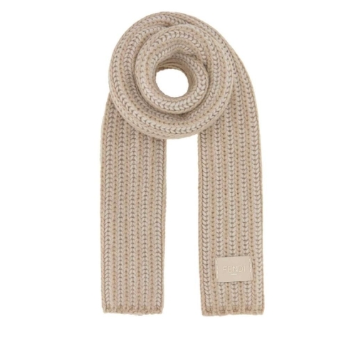 펜디 Sand wool blend scarf FXT459AYKN F0NH8 BEIGE O TAN