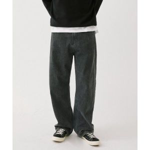 트릴리온 바이오스톤 워싱 와이드 데님 팬츠 (딥그레이)_이미지