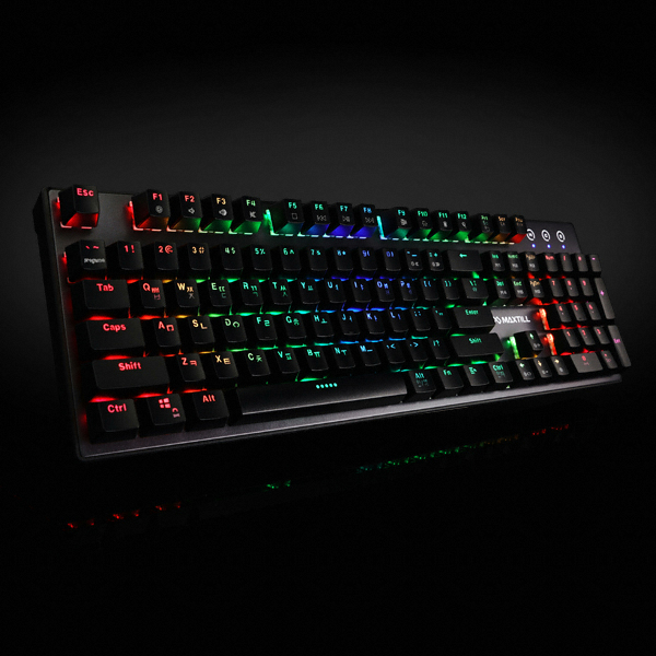 MAXTILL TRON G610K V2 RGB 축교환 방진축 (갈축)_이미지