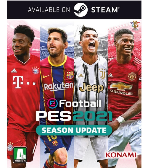 e풋볼 PES 2021 시즌 업데이트 PC 스팀 코드_이미지