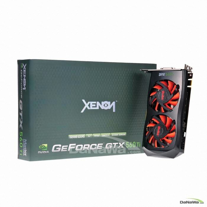 이엠텍 XENON 지포스 GTX560 Ti MASTER D5 1GB TwinCool+_이미지