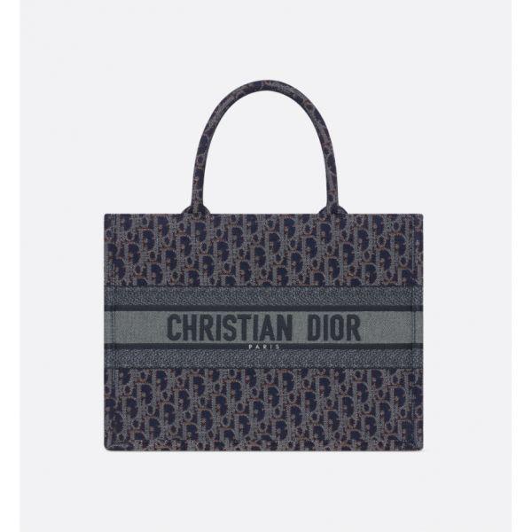  크리스찬디올 Book Tote Oblique Denim 미디엄 백 M1296ZETQ M49E