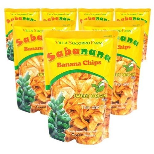 VILLA SOCORRO AGRI-ECO 사바나나 바나나칩 100g (7개)_이미지